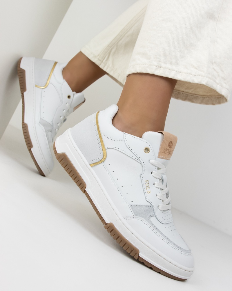 Fred de la Bretoniere Yara Bibi Lage sneakers  - wit
