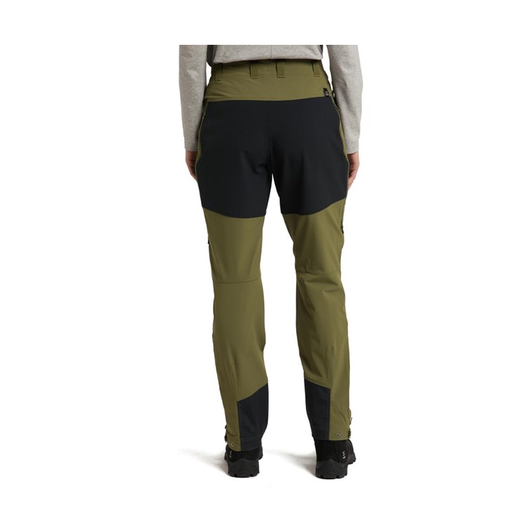 Haglöfs Rugged Standard Pants Women Olive Green/True Black