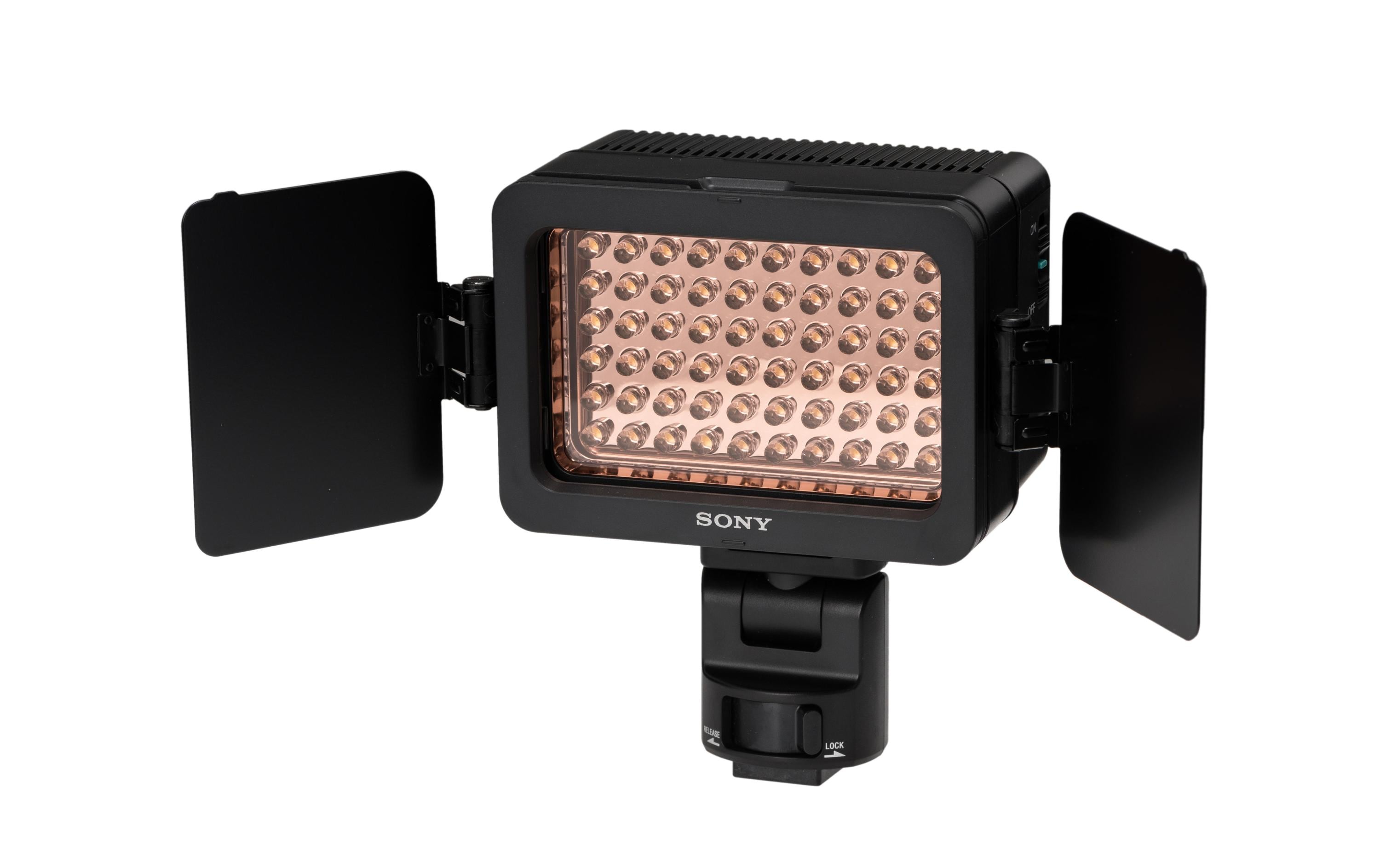 Videoleuchte LED HVL-LE1<br>LED-Videoleuchte für Handycam- oder SLT-/DSLR-Kameras