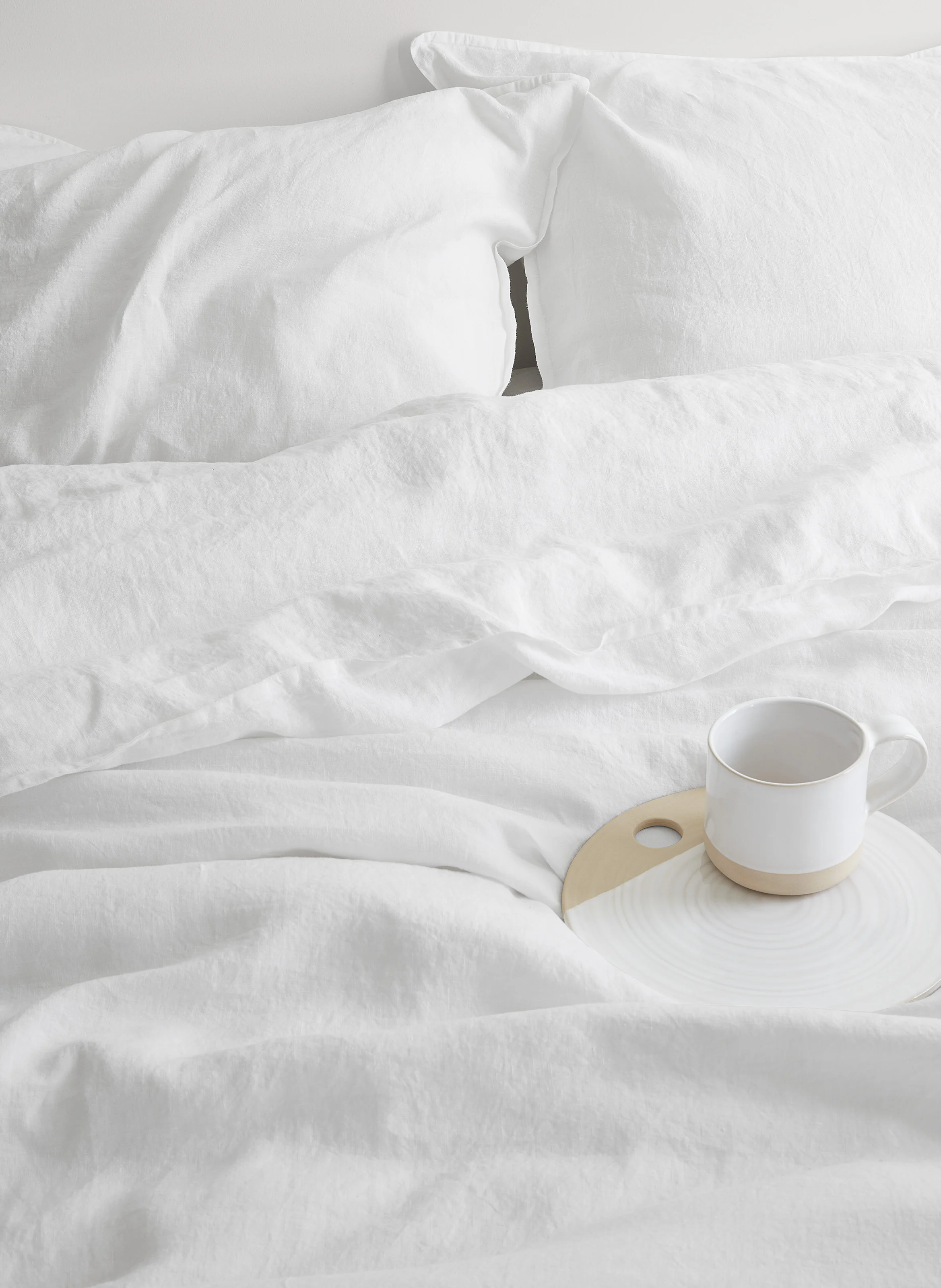 DH GAZE - Drap-housse en coton biologique | Blanc