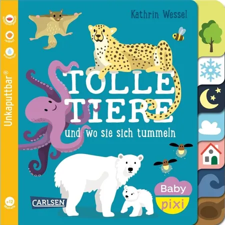 Carlsen Verlag Baby Pixi (unkaputtbar) 114: Tolle Tiere