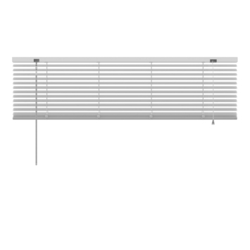 GAMMA aluminum jaloezie 25 mm wit (kleurnr. 201) 140x250 cm (bxh)