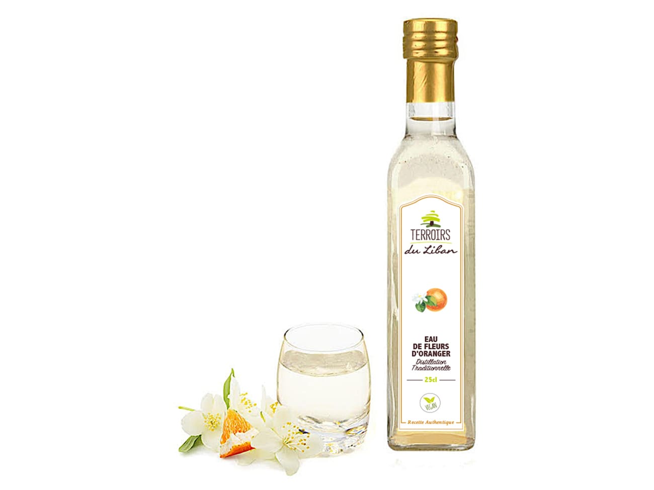 Eau de fleur d'oranger 25 cl - Terroirs du Liban