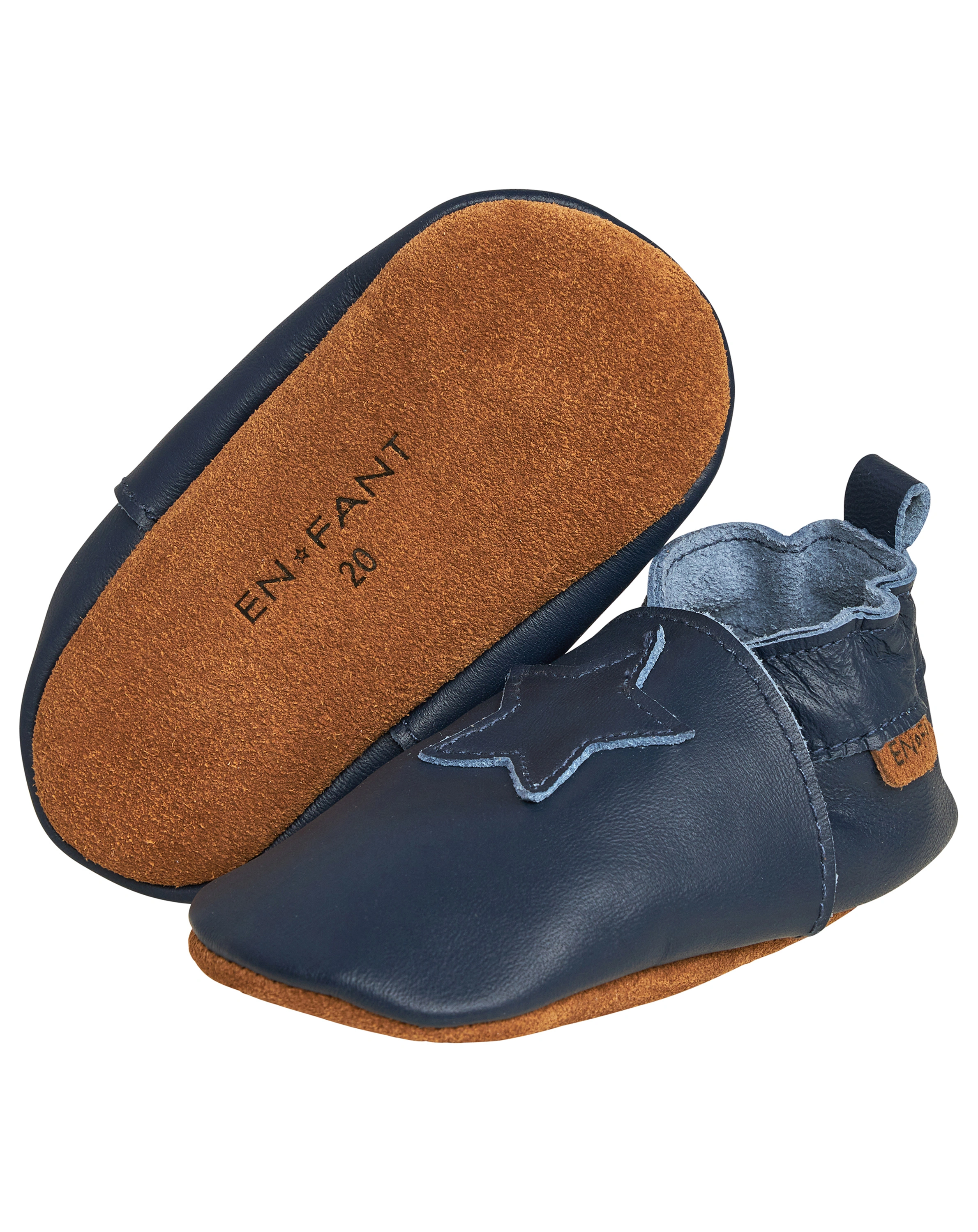 Krabbelschuhe STAR in blue night
