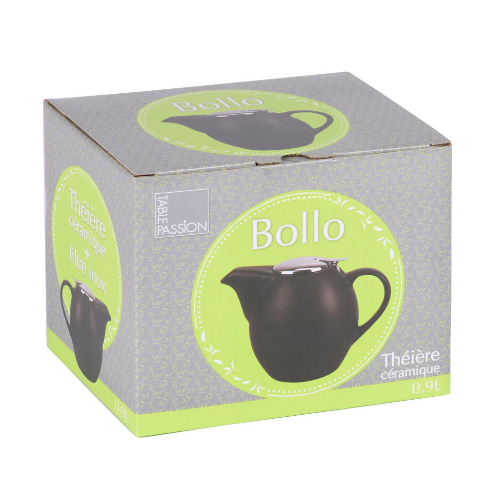 Théière Bollo 0,9 l rouge Table passion