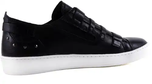 33.434.253 DC ZWART - maat 42.5 gespsneaker zwart - maat 42.5 Calandschoen