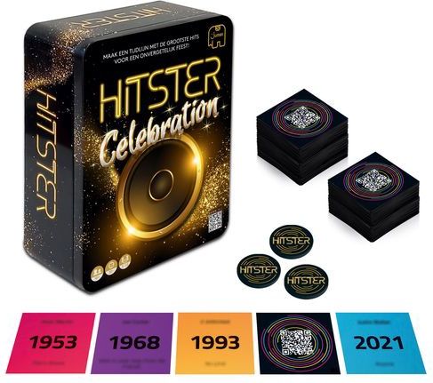 Jumbo - Hitster Celebration - Actiespel - Luxe Editie - Muziekspel - Vanaf 16 Jaar