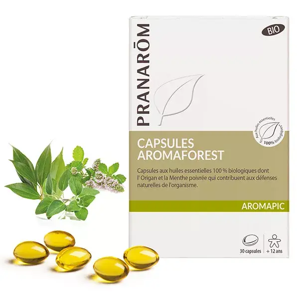 Pranarom Aromapic Aromaforest Orgânico 30 cápsulas