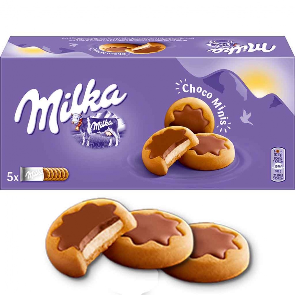 Milka Choco Minis Kekse 185g MHD:11.4.25