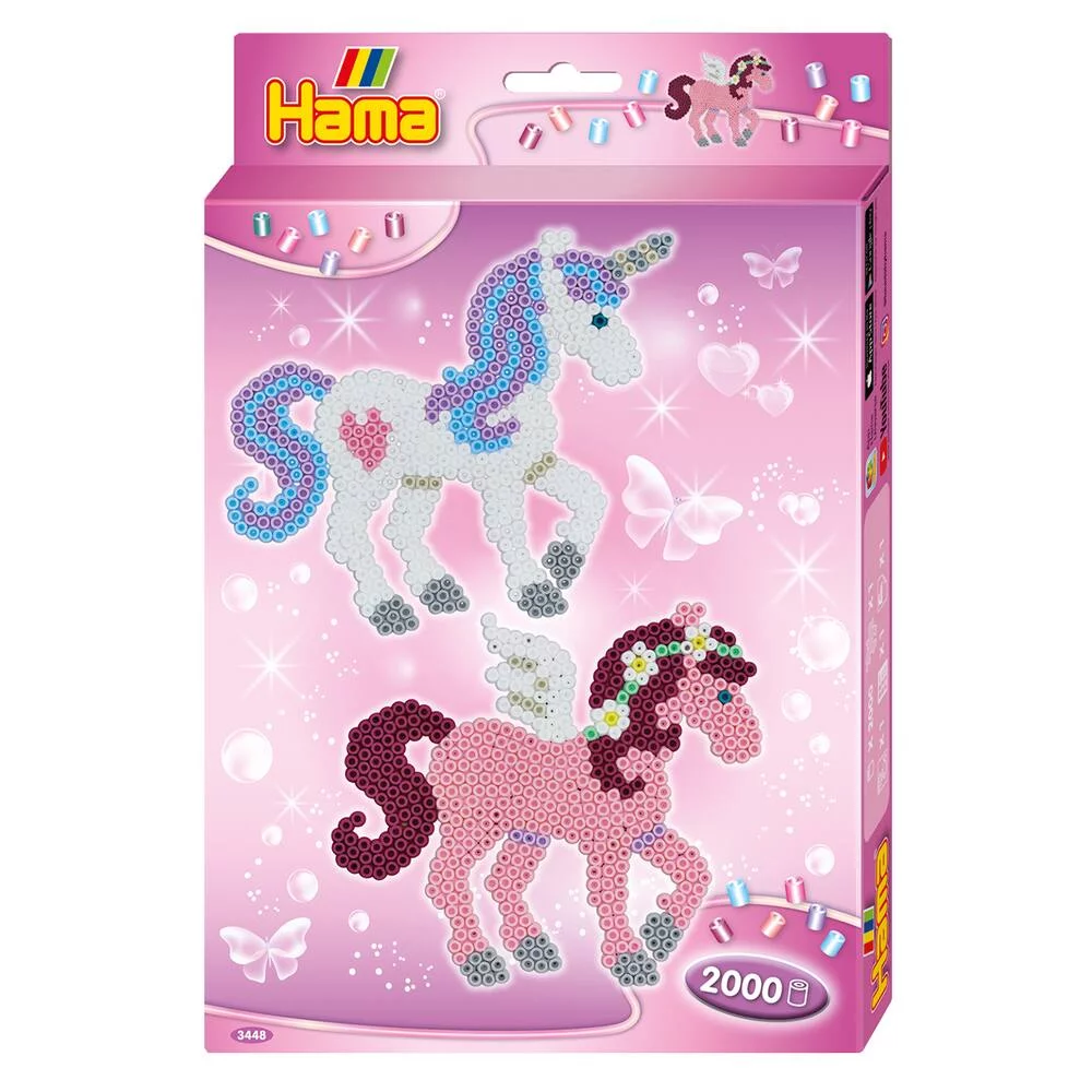MIDI BOITE PETIT MODELE CHEVAUX FANTASTIQUES 2000 PERLES