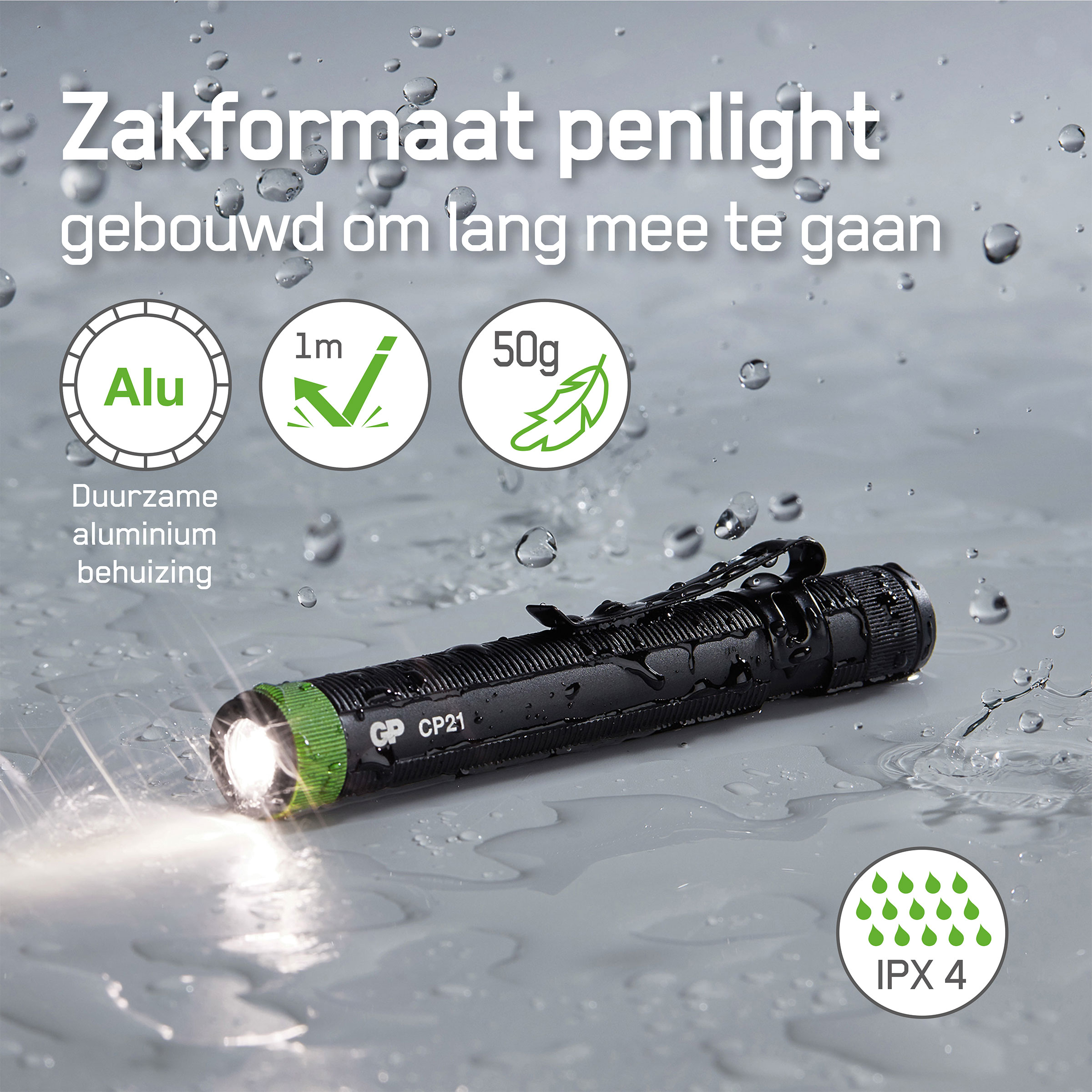 GP CP21 zaklamp