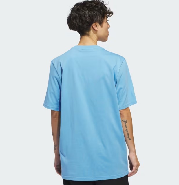 Adidas Skateboarding Henry Jones SS Tee Light Blue S