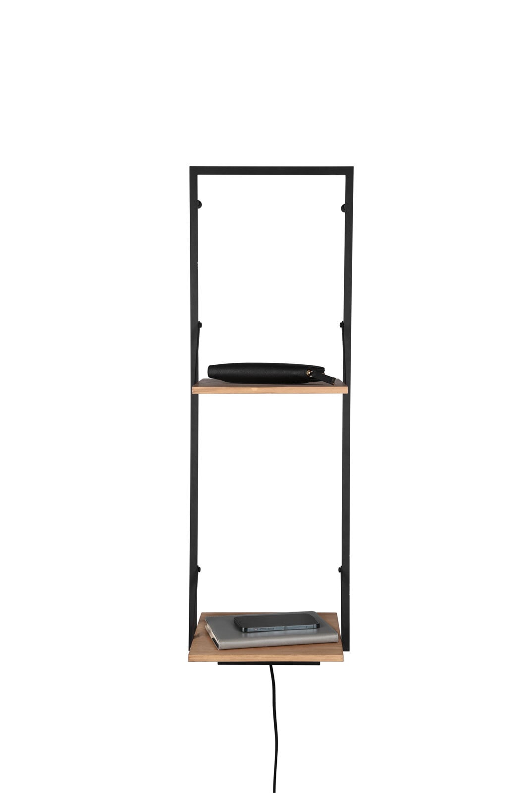 LED-Regal Leonie 30 x 90 cm Artisan-Eiche/schwarz