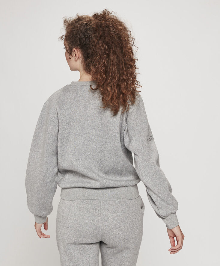Carite Round Neck sweatshirt Grå