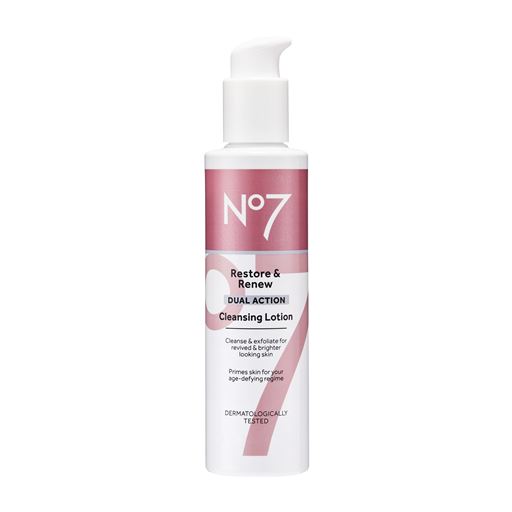 No7 Restore & Renew Cleansing Lotion, 200 ml