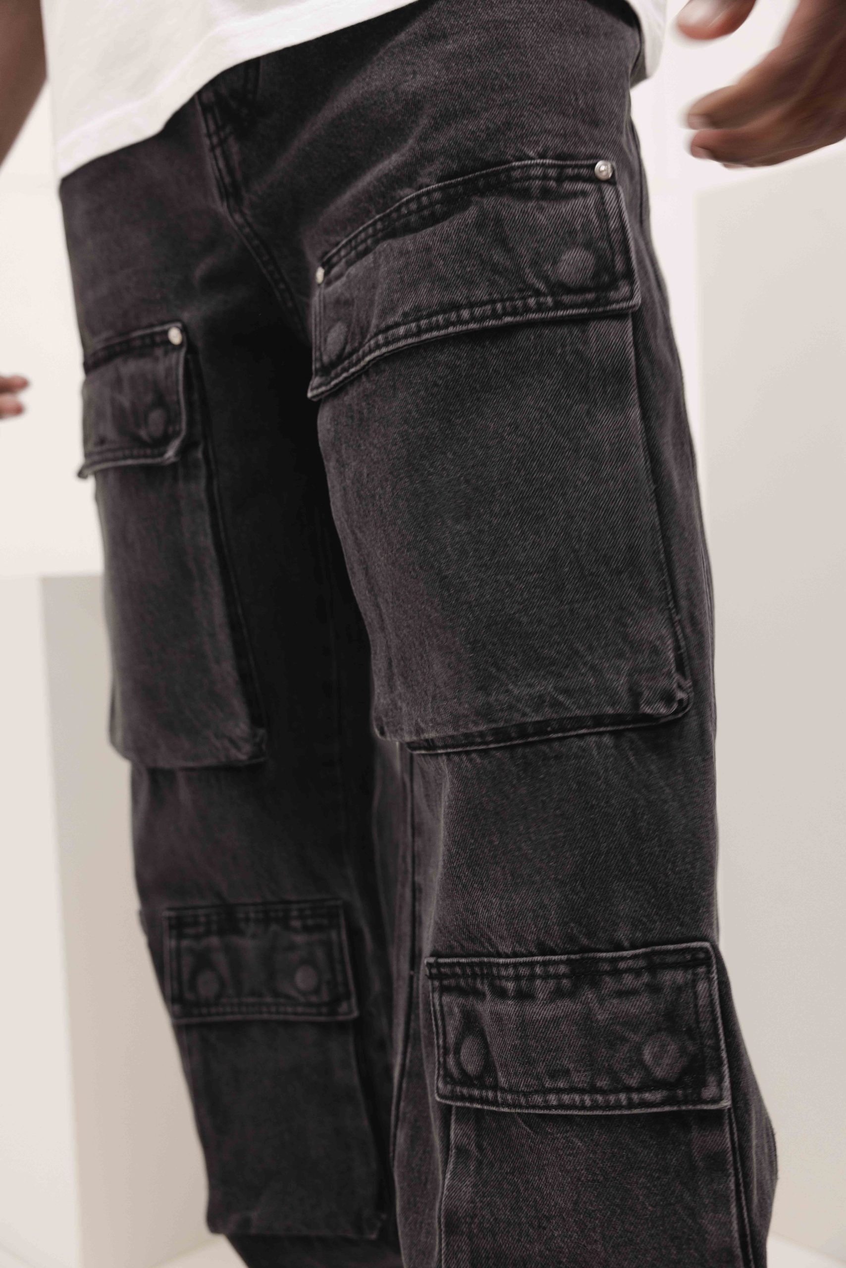 Fearless Blood Relaxed Cargo Broek Heren Zwart