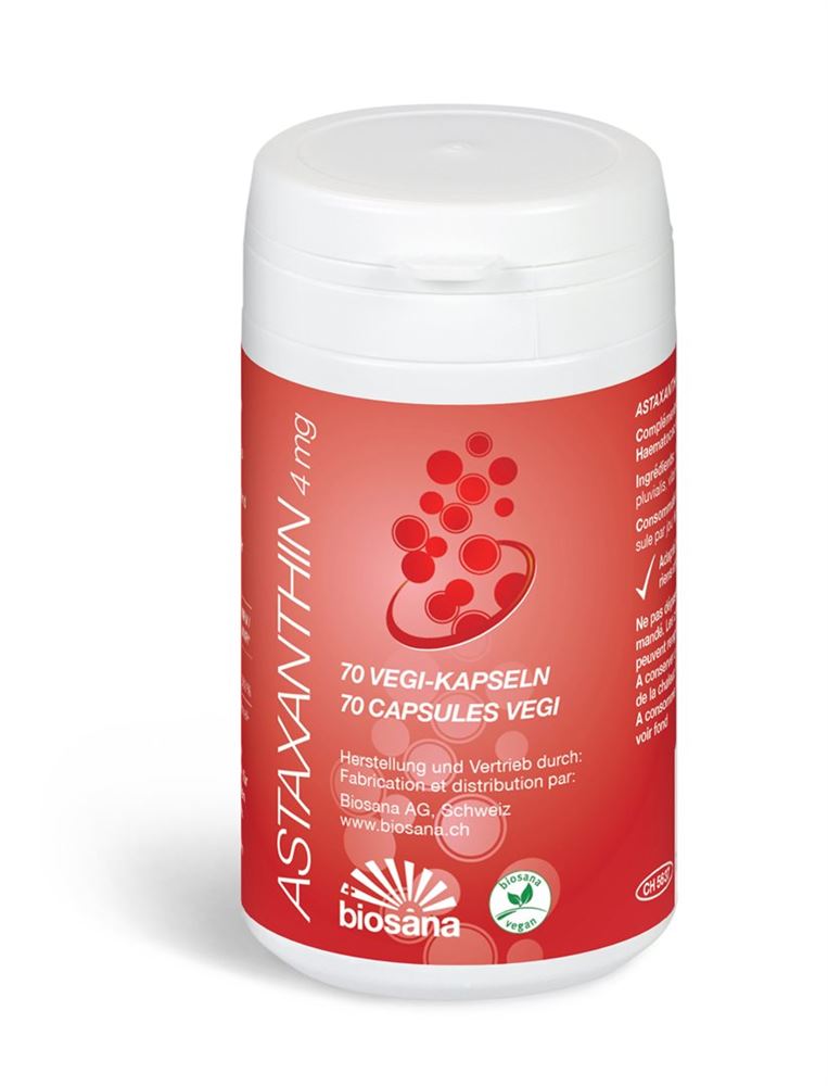BIOSANA Astaxanthin Kaps 4 mg Ds 70 Stk