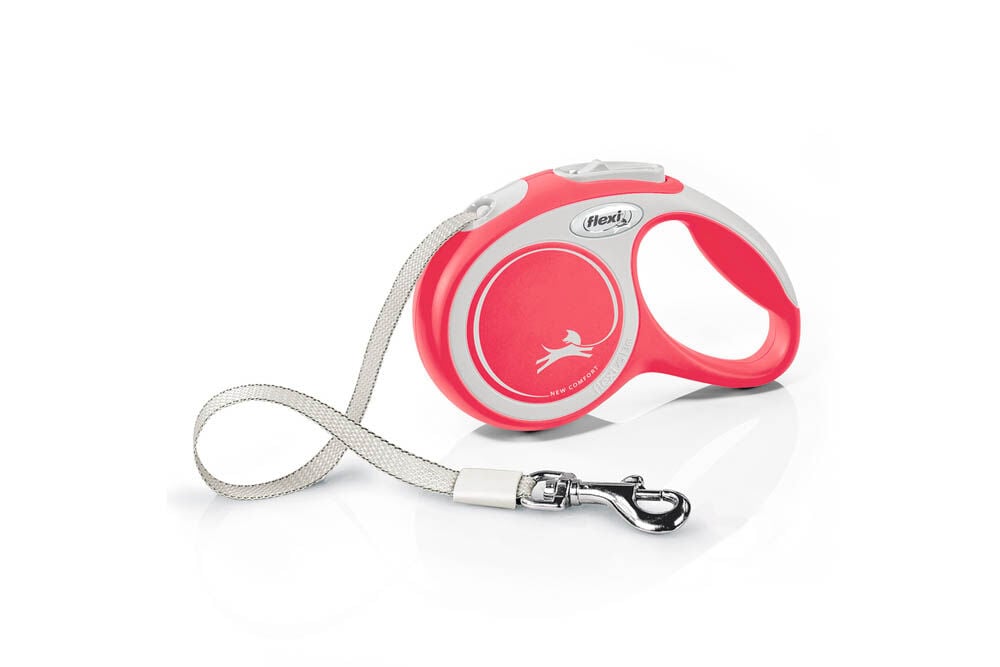 Flexi Rollijn - Hondenriem New comfort Tape - Hondenriem - rood - XS - 300 cm - 300 cm