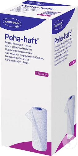 Hartmann Peha Haft Latexfree Bande De Fixation Cohesive 12cm x 4m 1 Pièce