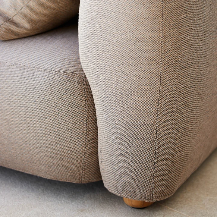 Cane-Line - Capture 2-Sitzer Sofamodul, links, taupe