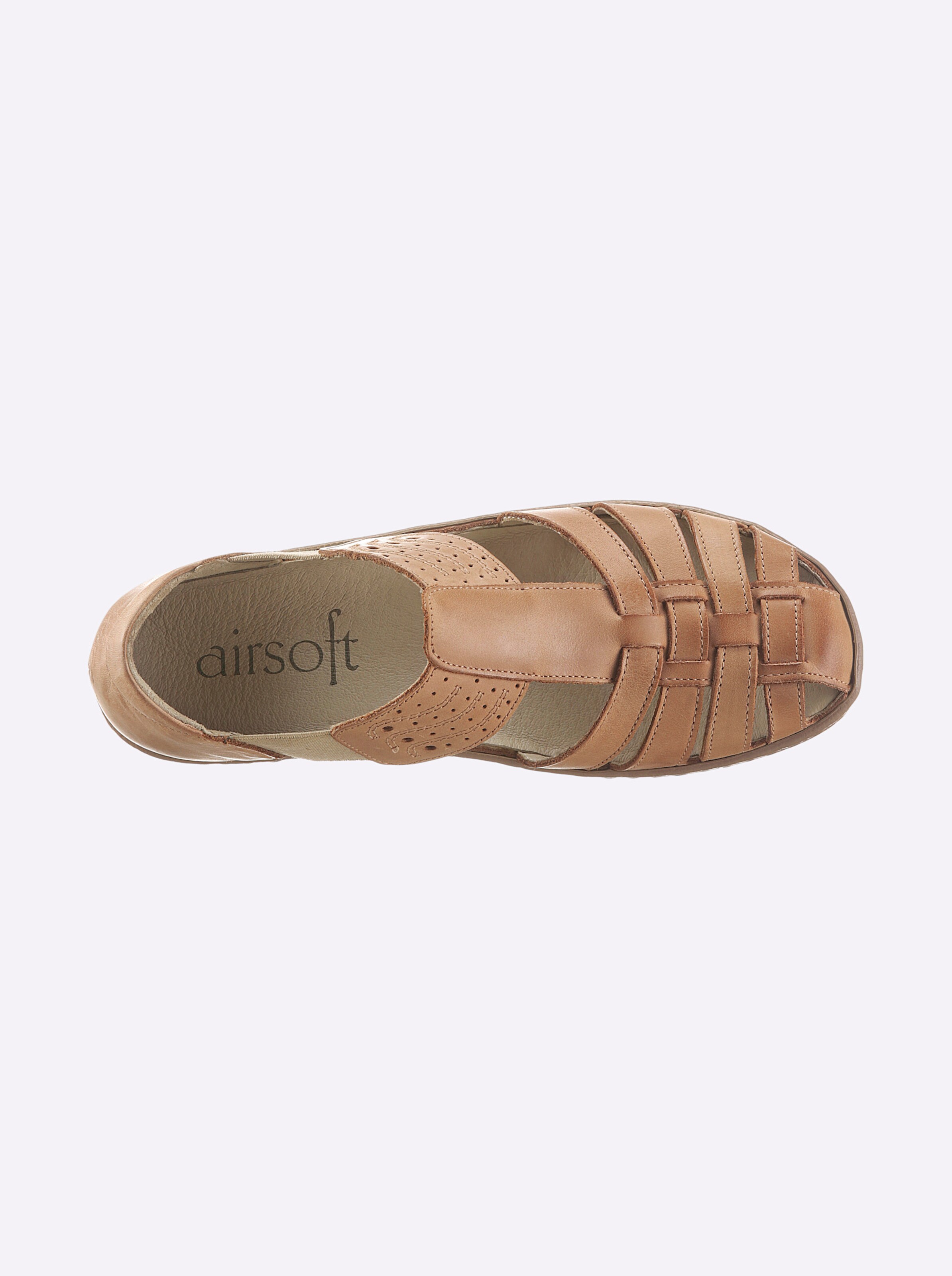 airsoft modern+ Slipper in braun