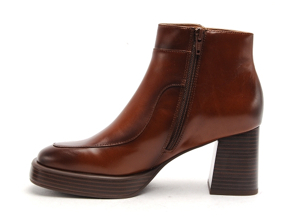 Mamzelle boots bottine talons femme lizaka marron