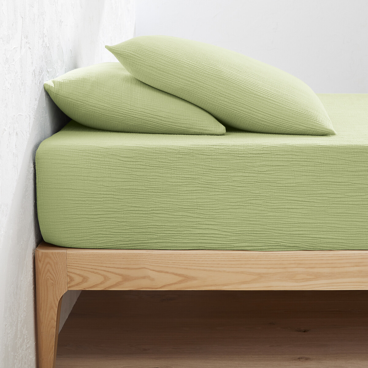 LA REDOUTE INTERIEURS<br>Lençol de baixo liso em tetra, dobrável 30cm, Kumla