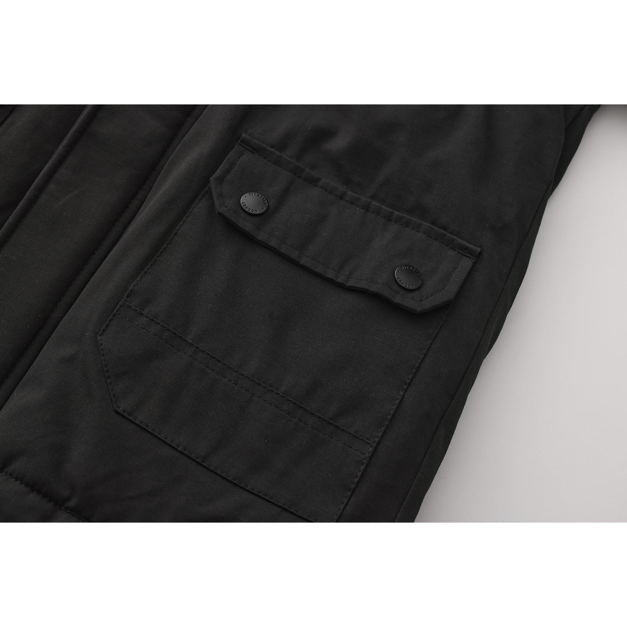 Firetrap Boys Urban Chic Winter Parka with Faux Fur Trim