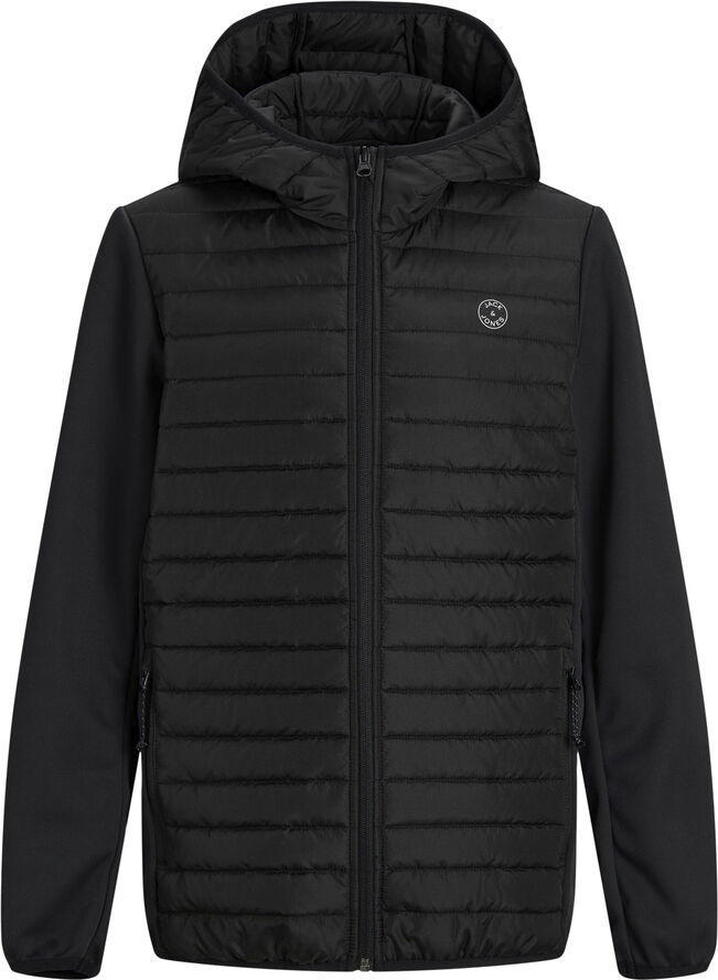Jack & Jones JJEMULTI QUILTED JACKET NOOS JNR Black/set-in sleeves