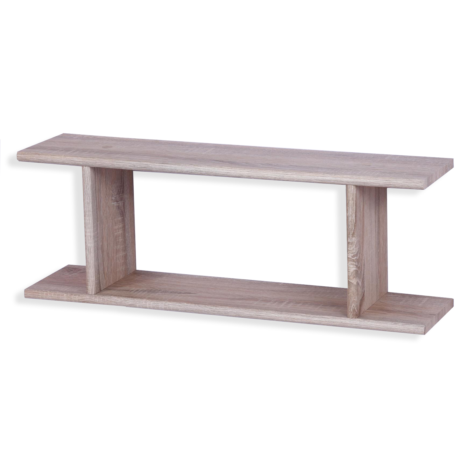 Wandregal - Sonoma Eiche - 2 Ablagen - 80 cm
