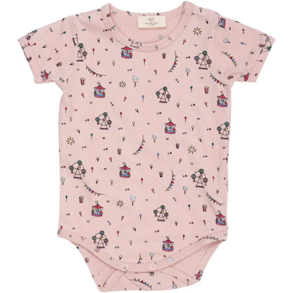 Køb Copenhagen Colors Dusty Rose Tivoli Print Jersey Body W Print Ss