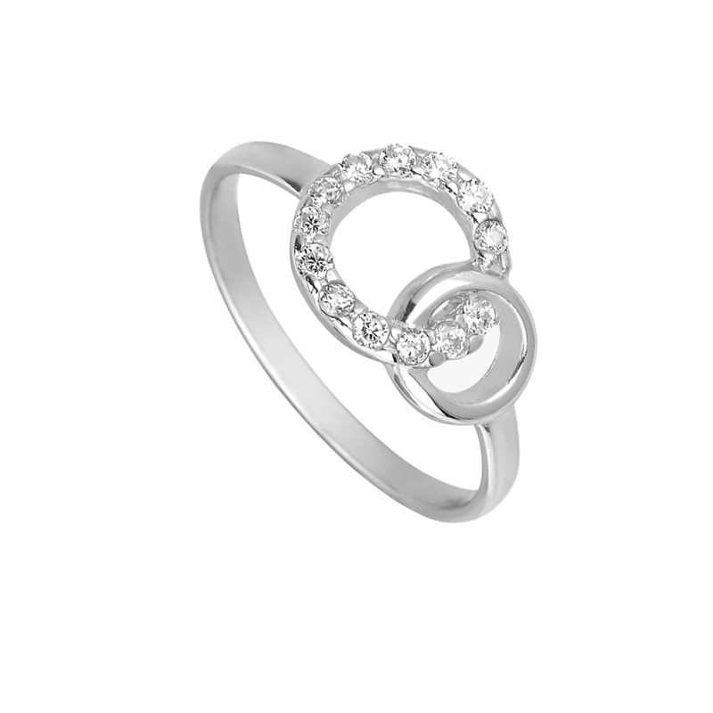 Bague femme - Oxyde de zirconium - Argent 925