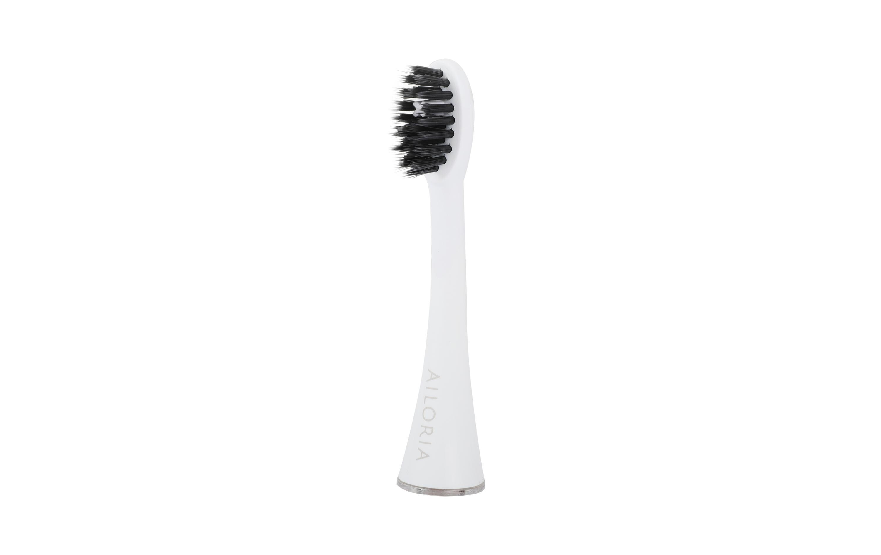 Zahnbürstenkopf Shine Bright Charcoal Weiss, 6 StückErsatz-Bürstenköpfe