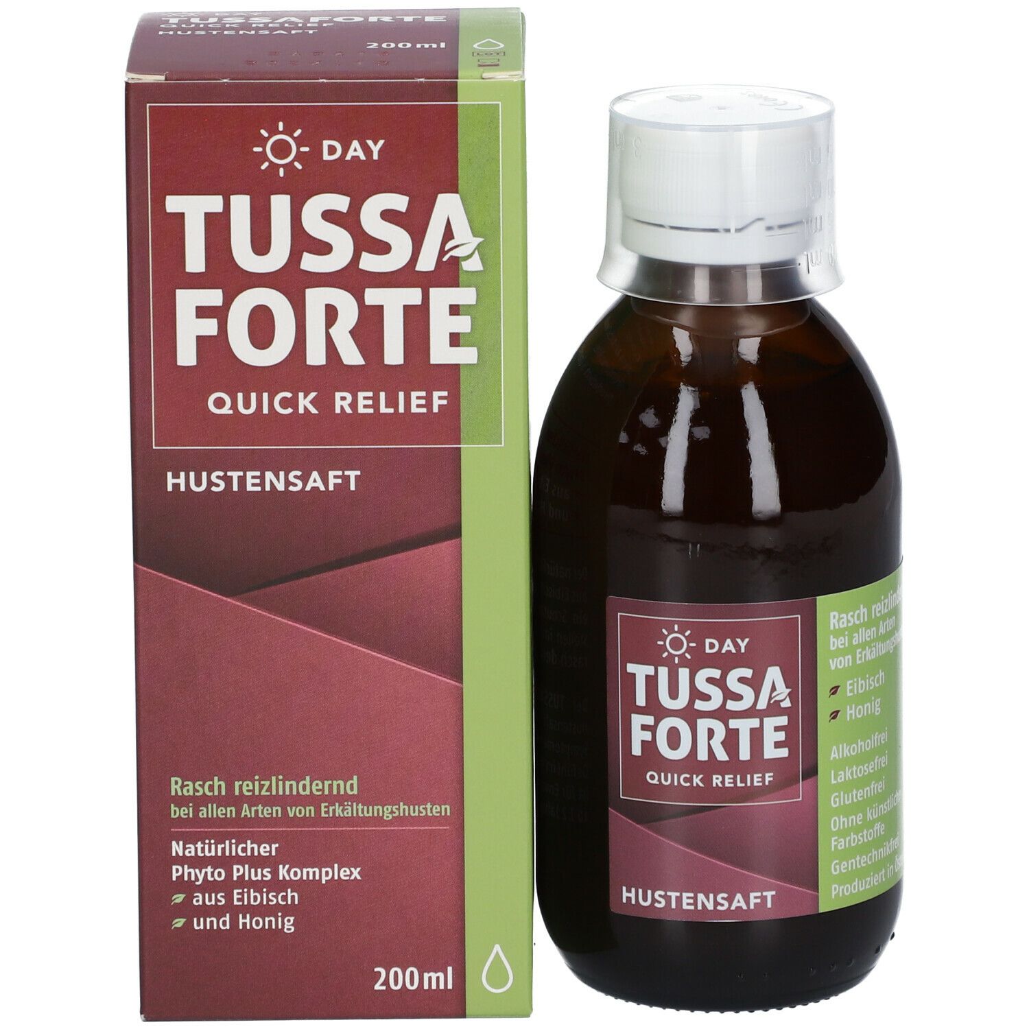 TUSSAFORTE DAY Quick Relief Hustensaft