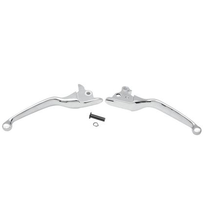 Leviers de frein et d'embrayage Drag Specialties Wide Blade - Gris