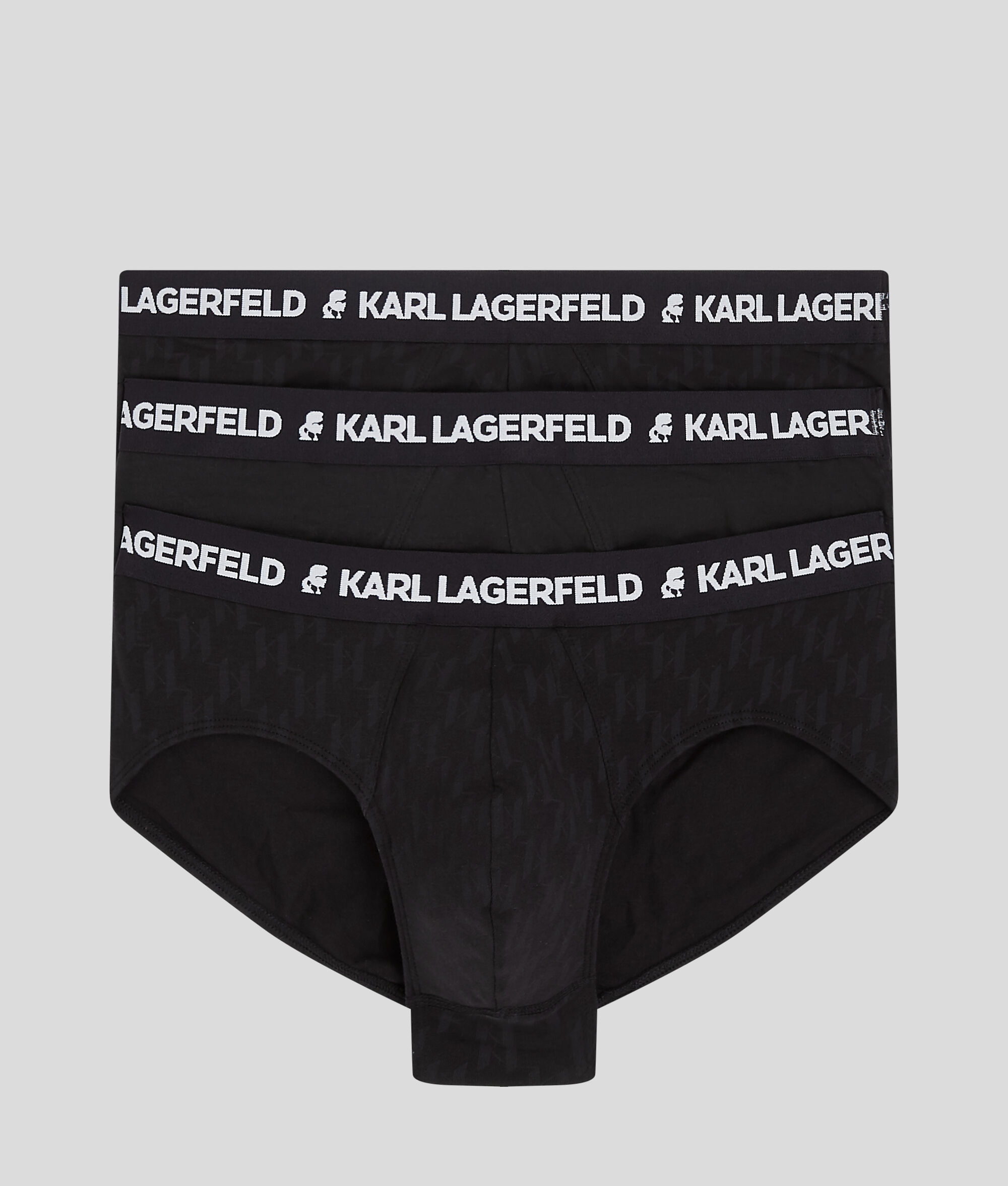 SLIPS KL MONOGRAM - LOT DE 3