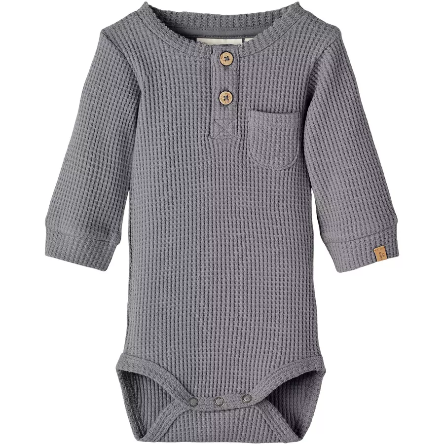 Lil'Atelier Langarmbody Nbmrolf Silver Filigree