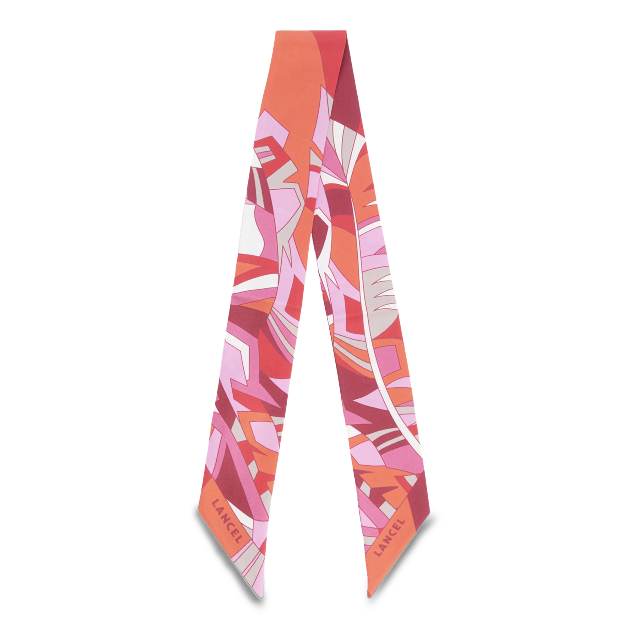 Bandeau  Motif Arabesque-Multico Cerise