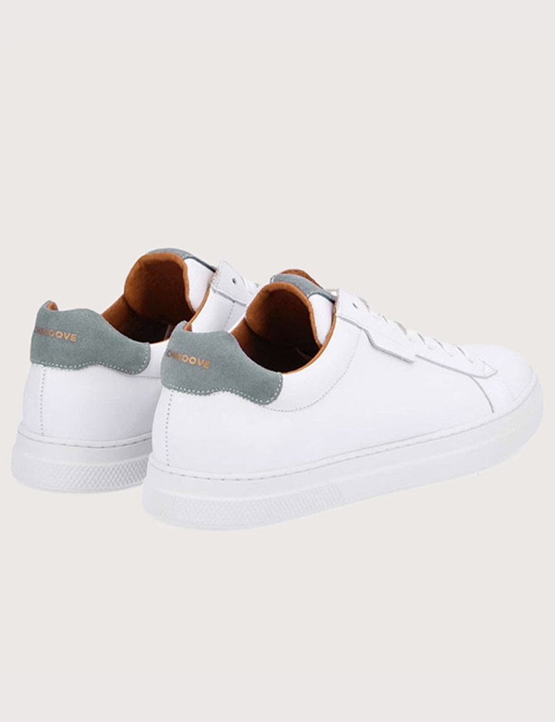 SCHMOOVE BASKETS HOMME SPARK CLAY BLANC GRIS