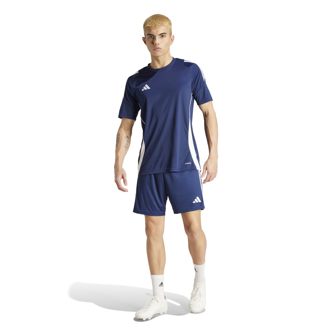 Adidas Tiro 24 Trainingsbroekje Donkerblauw Wit