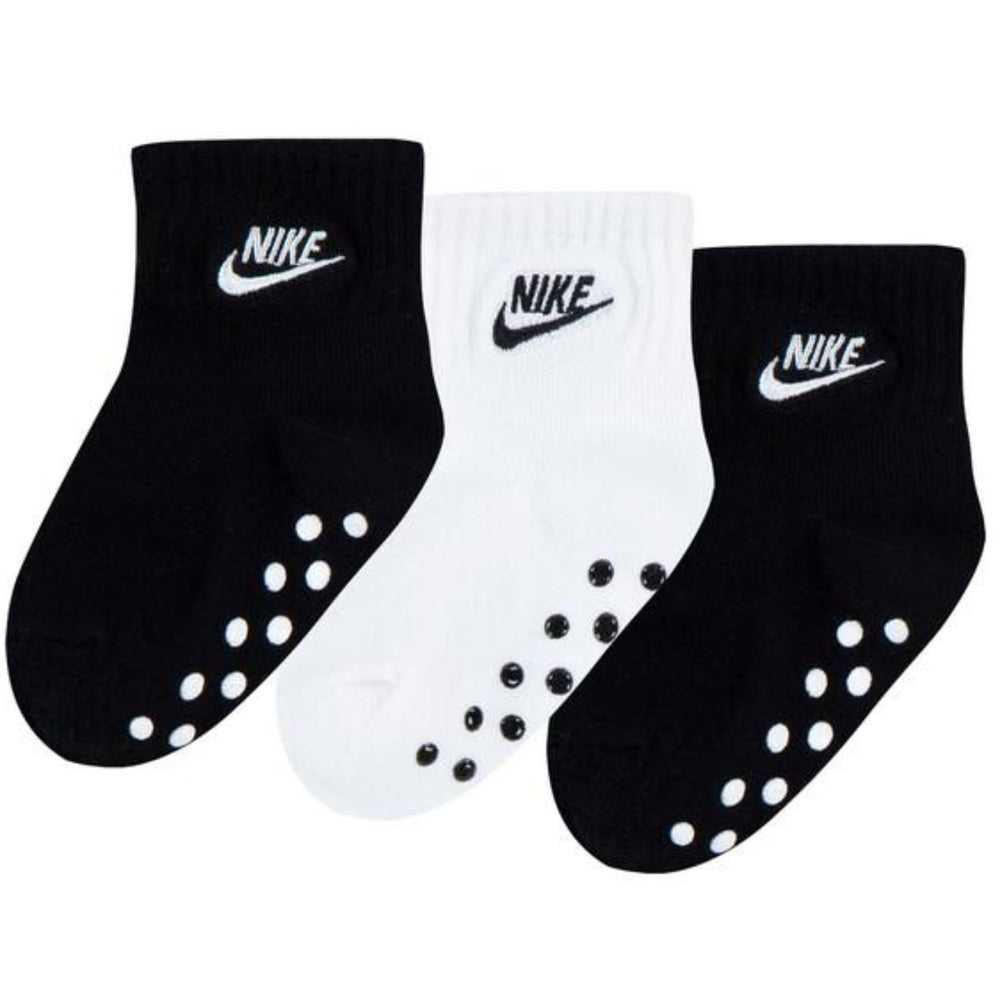 Køb NIKE Black Core Futura Gripper Strømper 3-Pak