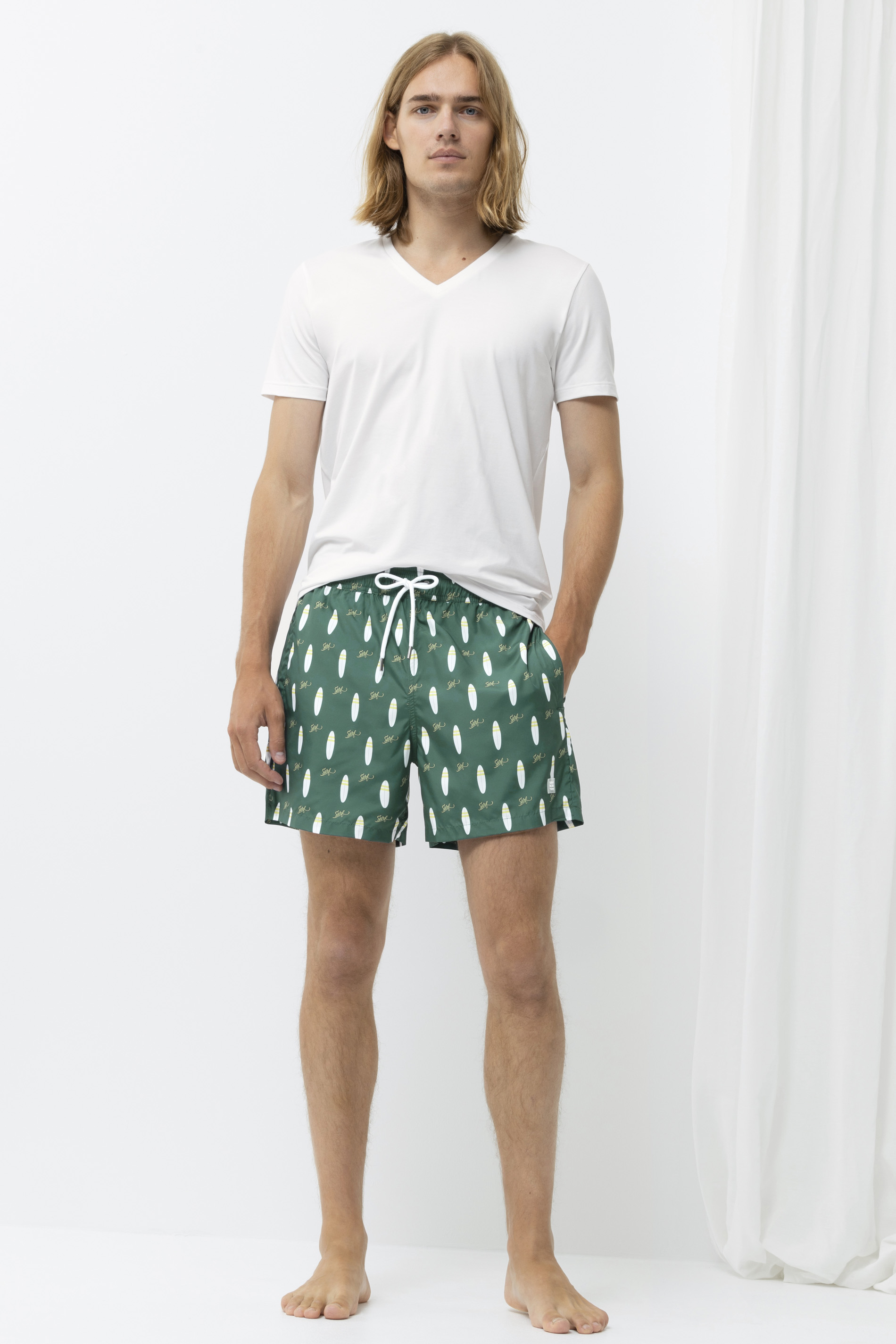 V-Neck<br>Dry Cotton Colour
