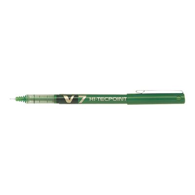 Pilot Hi-Tecpoint V7 - Pack de 12 rollers - 0,7 mm - vert