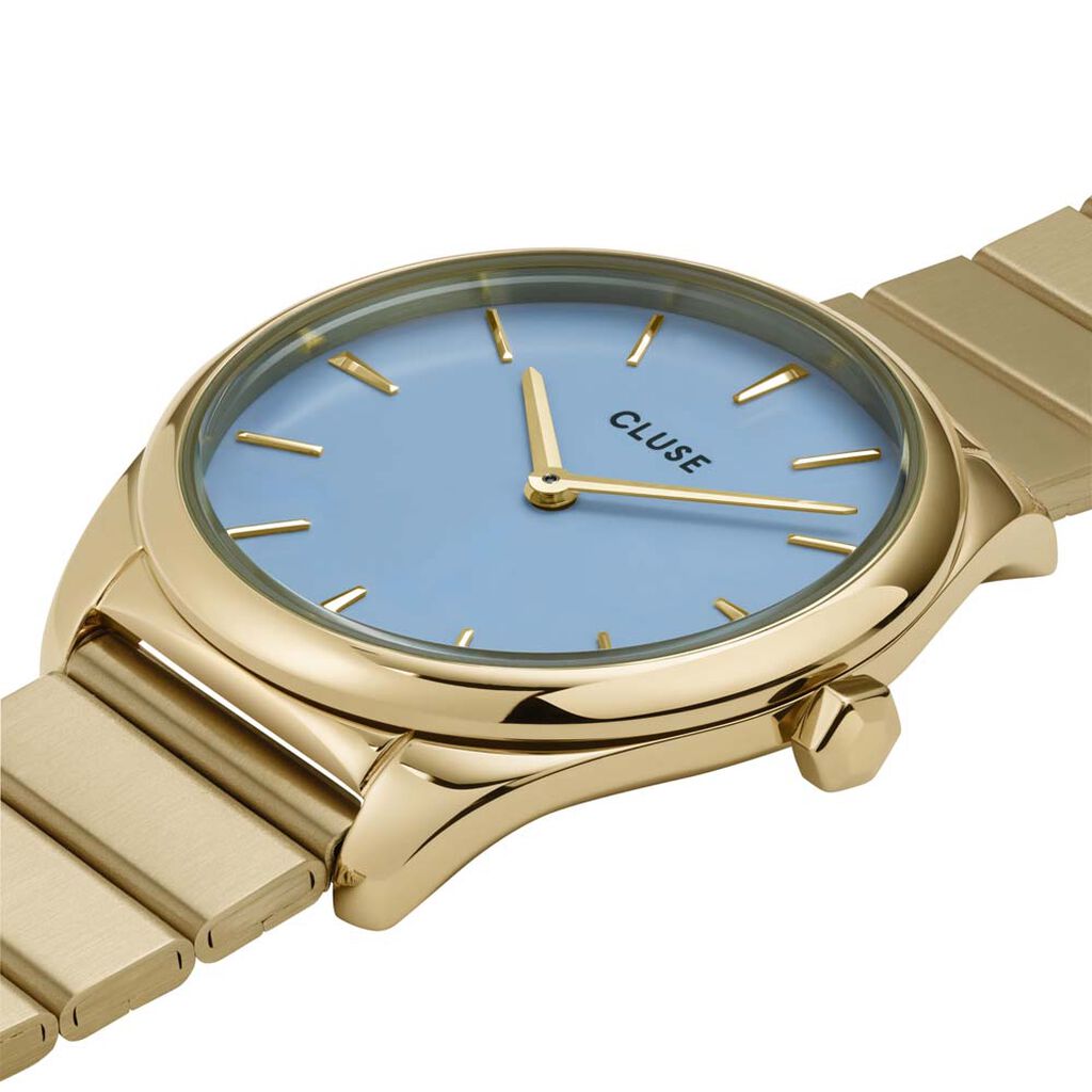 Montre Cluse Feroce Petite Bleu