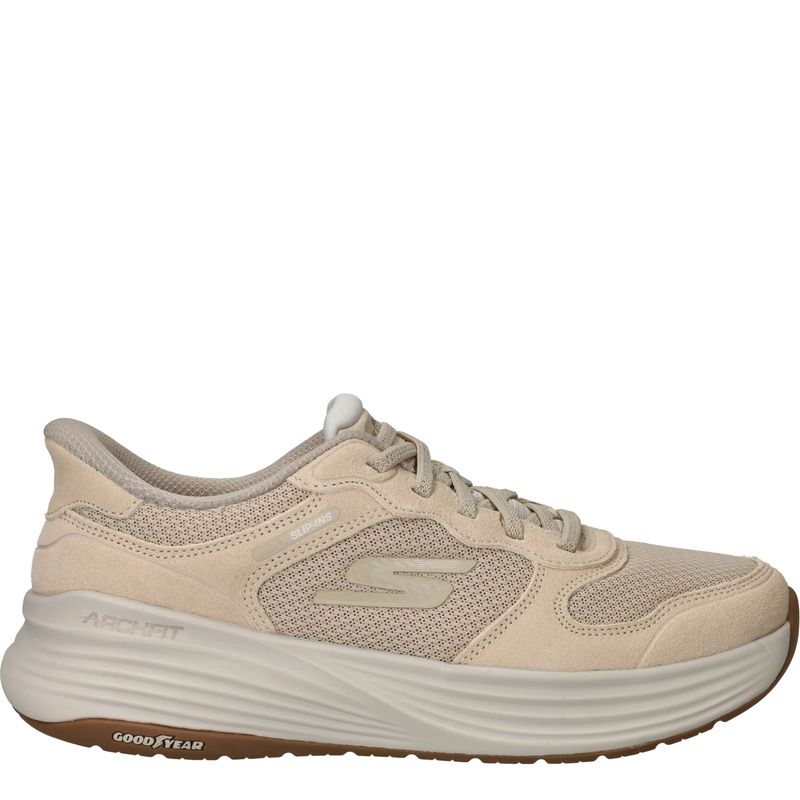 Skechers Go Walk Stability 2.0 Instappers Beige Dames