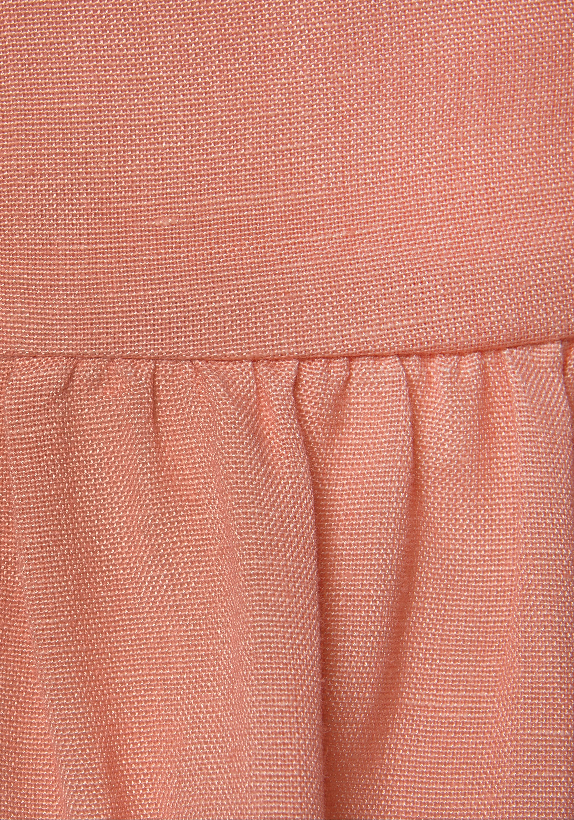 LASCANA Sommerkleid aus Leinenmix mit Baumwolle, Midikleid, Strandkleid