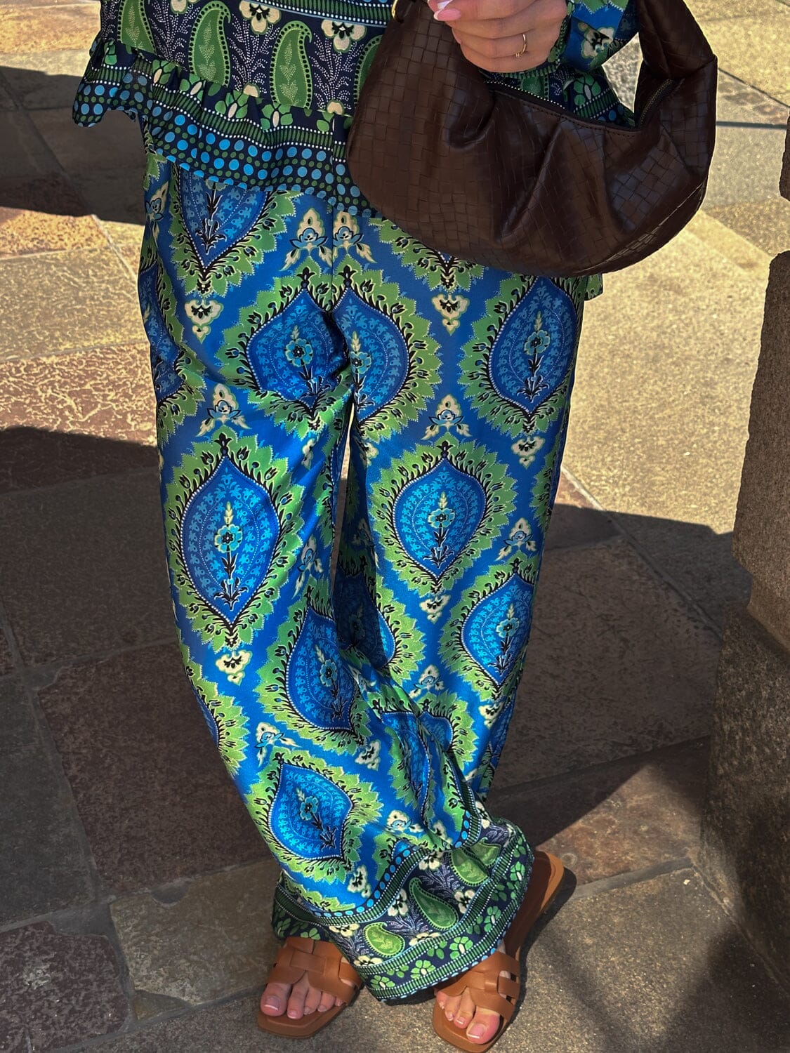 Noella Sally Pants 1308 trisha blue print
