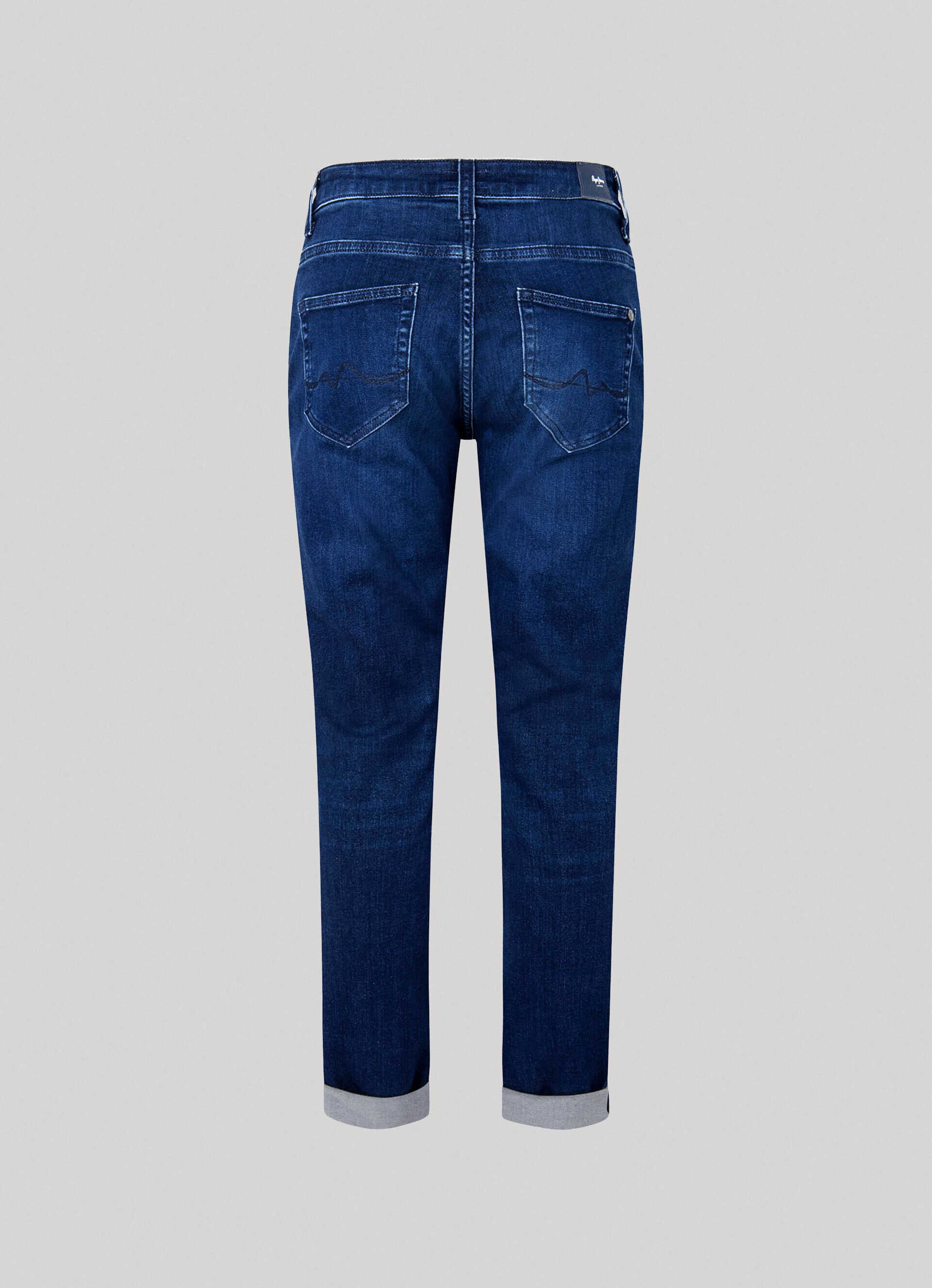 CALÇA JEANS CAREY FIT RELAXED DE CINTURA MÉDIA - jeans