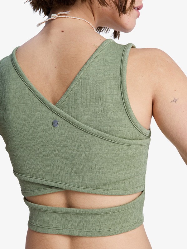 Good Keepsake Débardeur cropped Vert Femme