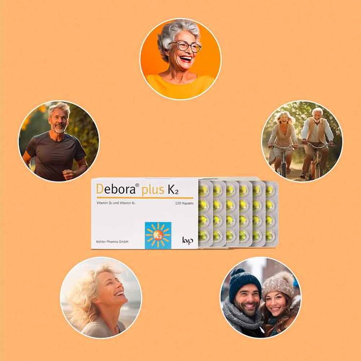 Debora plus K2 Kapseln, 120 St